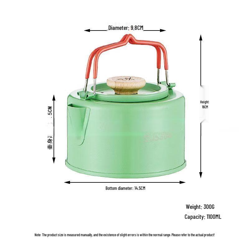 Portable 304 Stainless Steel Camping Teapot Kettle One Size
Portable 304 Stainless Steel Camping Teapot Kettle One Size