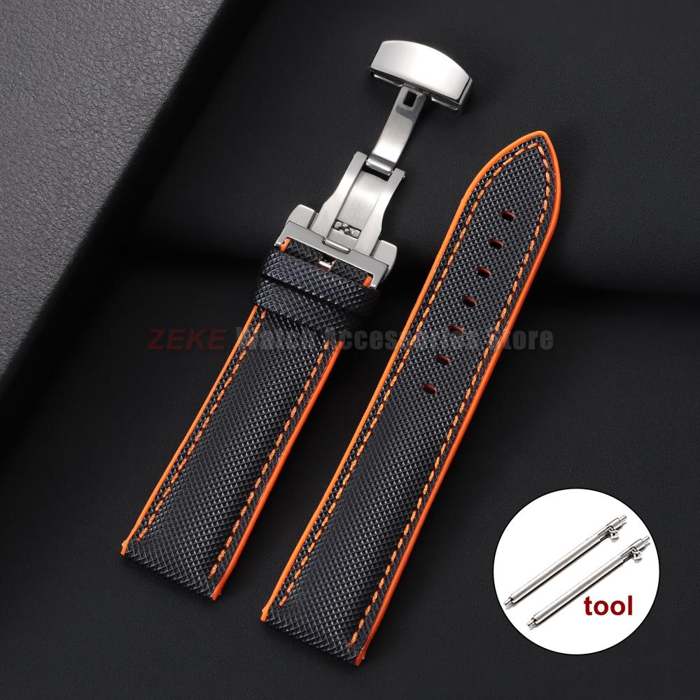 Quick Release Silicone Rubber Watch Strap Soft Sports Watchband for Seiko for Oris for Omega Wristband Bracelets 20mm 22mm Band 22mm
Quick Release Silicone Rubber Watch Strap Soft Sports Watchband for Seiko for Oris for Omega Wristband Bracelets 20mm 22mm Band 22mm