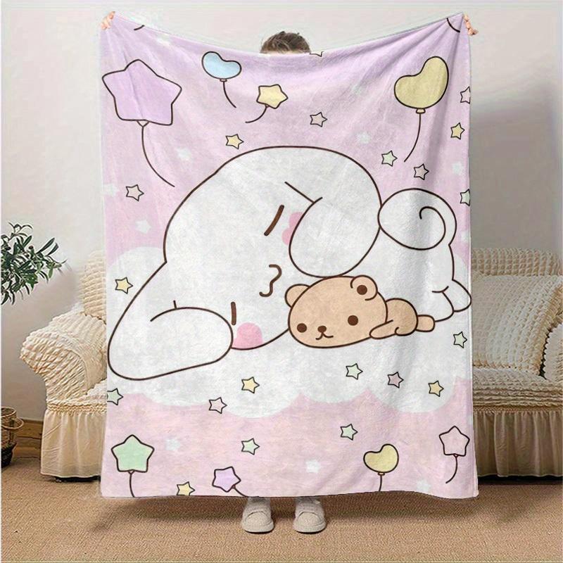 1pc, Sanrio Cozy Home Decor: Flannel Throw Blanket for Bedroom, Living Room, Travel, Camping, Car, Beach, Office Naps, Perfect Gift with Adorable Bear 130x150cm
1pc, Sanrio Cozy Home Decor: Flannel Throw Blanket for Bedroom, Living Room, Travel, Camping, Car, Beach, Office Naps, Perfect Gift with Adorable Bear 130x150cm