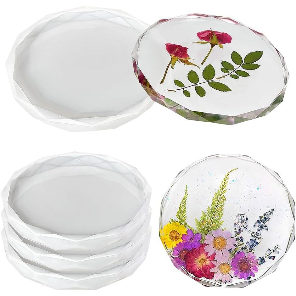 4 Packaged Resin Coaster Molds,Edge Crystal Coaster Mold for Resin Casting,Round Geometric Coaster Silicone Mold for Epoxy Resin белый
4 Packaged Resin Coaster Molds,Edge Crystal Coaster Mold for Resin Casting,Round Geometric Coaster Silicone Mold for Epoxy Resin белый