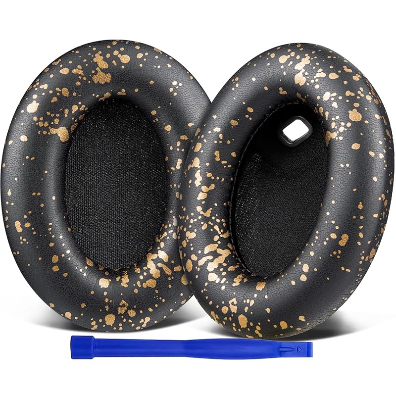 SOULWIT ear pads ear cushion Replacement pad, Sony WH-1000XM4 (WH1000XM4) for headset headphone pad compatibility pad soft leather high density foam
SOULWIT ear pads ear cushion Replacement pad, Sony WH-1000XM4 (WH1000XM4) for headset headphone pad compatibility pad soft leather high density foam