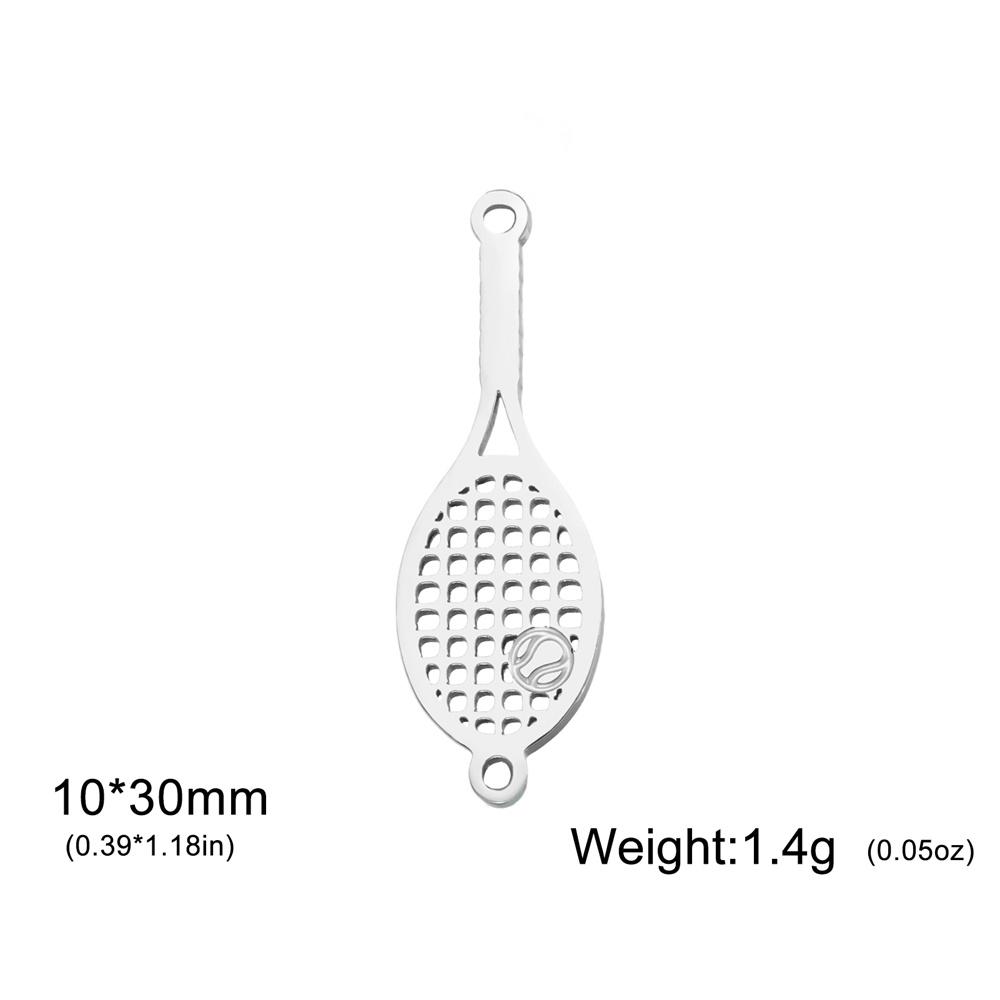 5pcs Tennis Racket Charms Tennis Ball Stainless Steel Pendants for Necklace Bracelets Connector Charm Jewelry Making Sport Lover
5pcs Tennis Racket Charms Tennis Ball Stainless Steel Pendants for Necklace Bracelets Connector Charm Jewelry Making Sport Lover