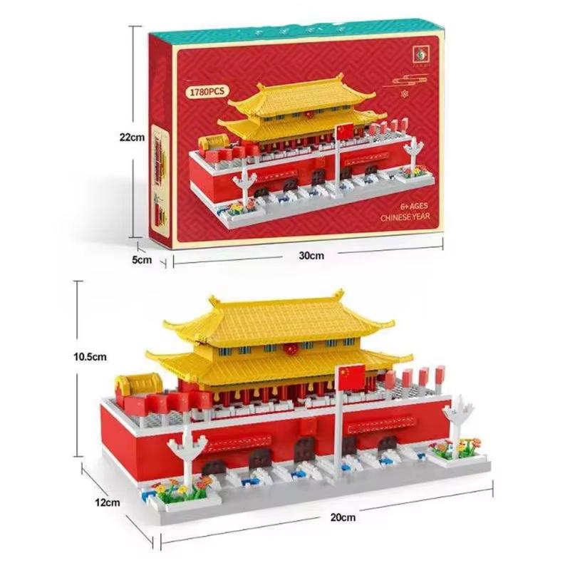 TOYLINX Модель архітектури міста Пекін Мікро цеглинки Модель вуличної сцени Набір для моделювання Культурний подарунок для дітей Колекціонерів Будівельні блоки With Box
TOYLINX Модель архітектури міста Пекін Мікро цеглинки Модель вуличної сцени Набір для моделювання Культурний подарунок для дітей Колекціонерів Будівельні блоки With Box