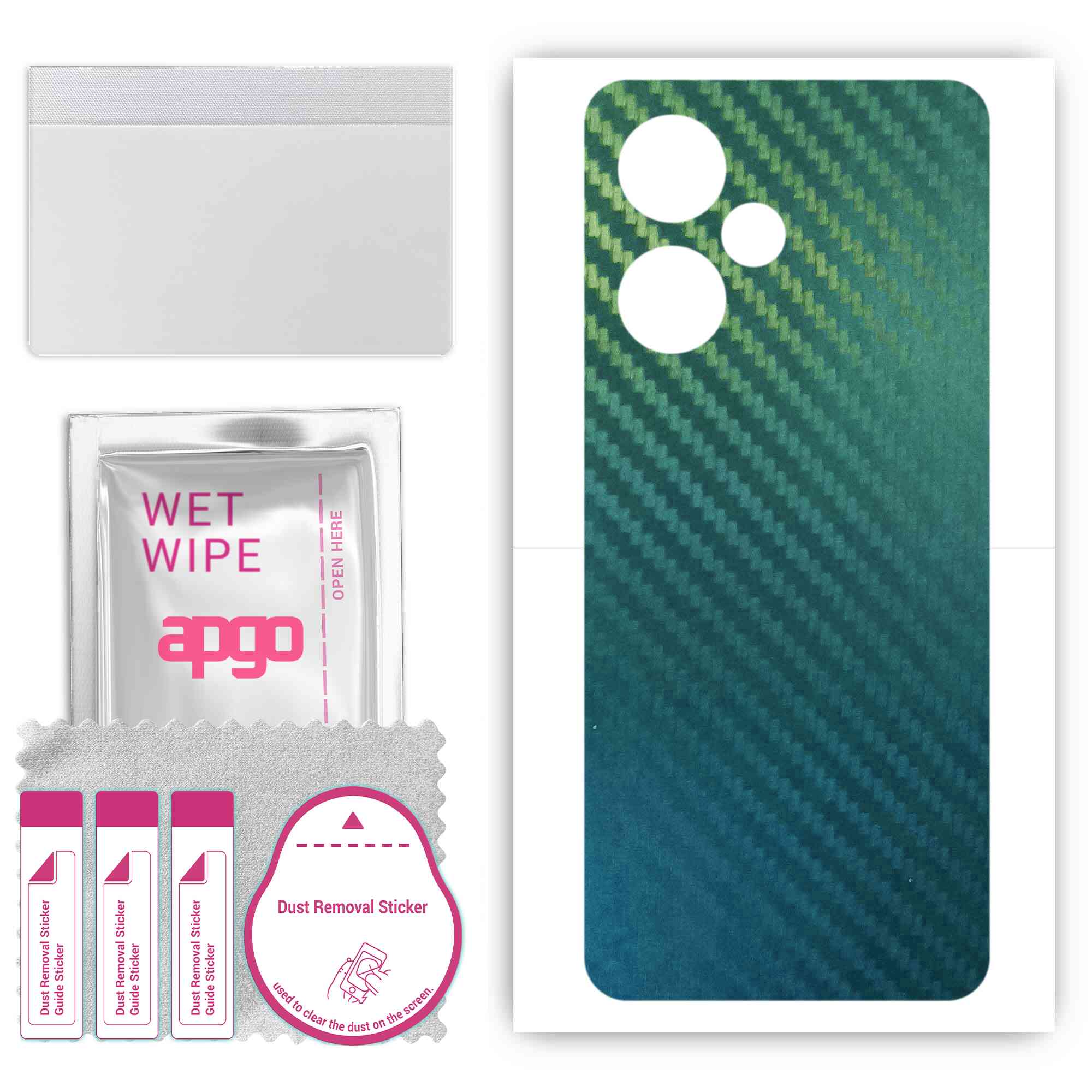apgo Protective Skin Sticker for the back compatible with Infinix Hot 30i, Wrap Film, Foil, Vinyl - Pattern Carbon Chameleon CAKA1
apgo Protective Skin Sticker for the back compatible with Infinix Hot 30i, Wrap Film, Foil, Vinyl - Pattern Carbon Chameleon CAKA1
