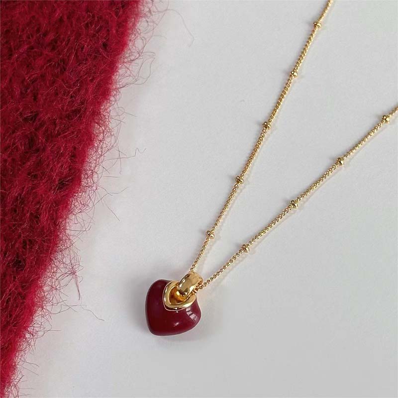 Винтажное ожерелье с подвеской в виде сердца из красного циркона для женщин и девушек, новая мода 2025, золотистого цвета, с тонкой цепочкой, свадебные цирконовые подарки
Винтажное ожерелье с подвеской в виде сердца из красного циркона для женщин и девушек, новая мода 2025, золотистого цвета, с тонкой цепочкой, свадебные цирконовые подарки