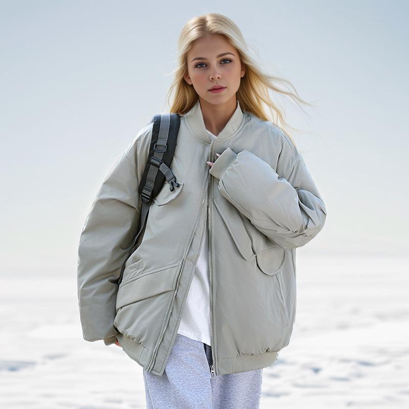 Down jacket for men and women of the same style, fashionable high-end cotton clothes, loose and thickened warm jacket XXL чорний
Down jacket for men and women of the same style, fashionable high-end cotton clothes, loose and thickened warm jacket XXL чорний