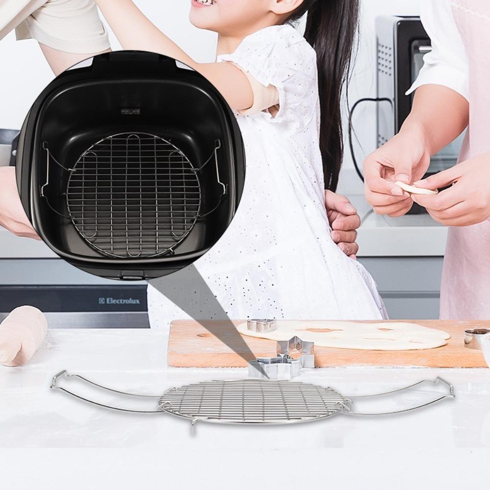 Multifunctional Round Food Baking Stand Stainless Steel Kitchen Cooking Rack Kitchen Accessories
Multifunctional Round Food Baking Stand Stainless Steel Kitchen Cooking Rack Kitchen Accessories