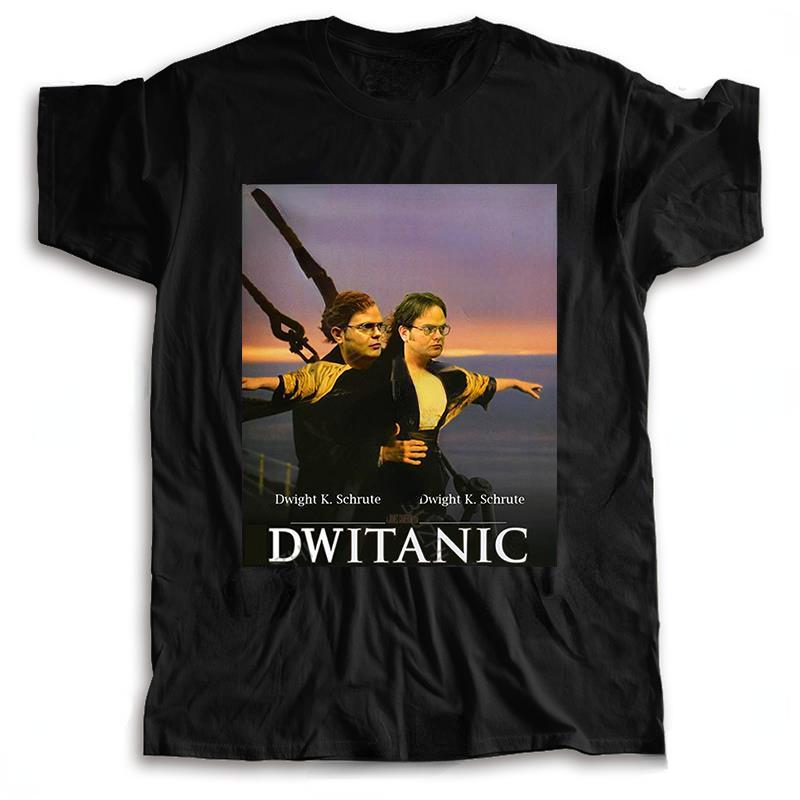 Funny Summer Vintage Men Clothing Titanic Dwight Schrute Dwitanic Graphic Tshirts Women Men Fashion Casual Tshirt Camisetas Tops 4XL
Funny Summer Vintage Men Clothing Titanic Dwight Schrute Dwitanic Graphic Tshirts Women Men Fashion Casual Tshirt Camisetas Tops 4XL