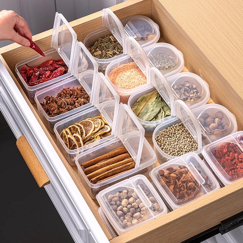 Kitchen Seasoning Storage Box Drawer Style Seasoning Box Home Large Spice Packaging Boxes Flip Cover Style Sealed Spice Storage B
Kitchen Seasoning Storage Box Drawer Style Seasoning Box Home Large Spice Packaging Boxes Flip Cover Style Sealed Spice Storage B