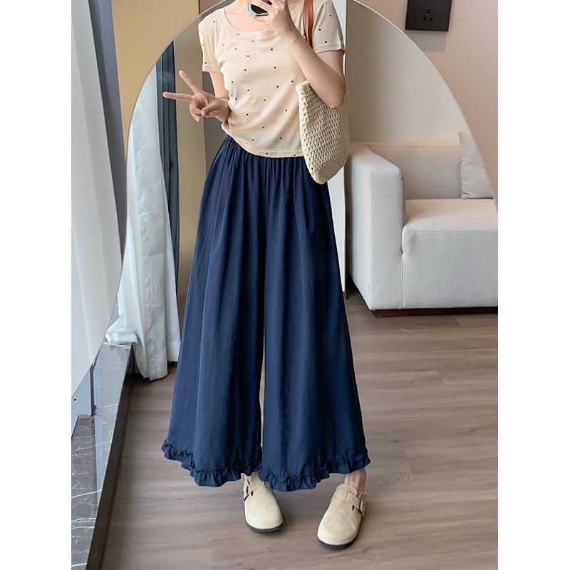 Korean Style Cotton Linen Wide-Leg High-Waist Summer Pants for Women S - 40-48kg
Korean Style Cotton Linen Wide-Leg High-Waist Summer Pants for Women S - 40-48kg