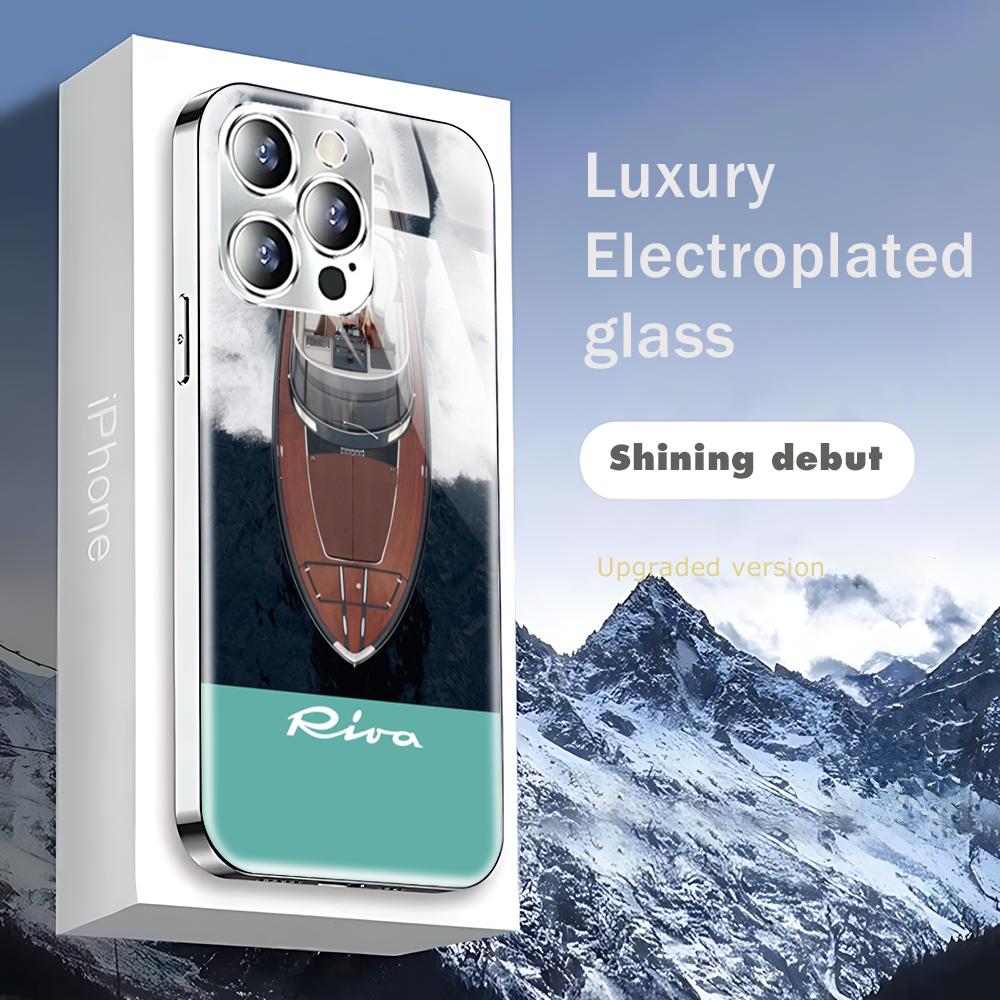 RIVA Yacht Phone Case For iphone 17 16 15 14 13 12 Pro Plus Max New Electroplated glass Case iPhone Air
RIVA Yacht Phone Case For iphone 17 16 15 14 13 12 Pro Plus Max New Electroplated glass Case iPhone Air