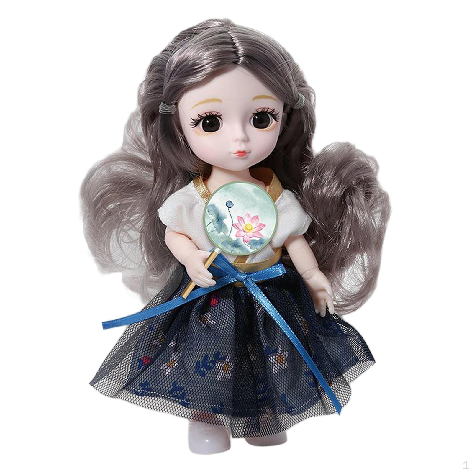 1/12 16cm 6 Jointed Plastic Dolls Girl with Clothes Outfit Girl Toy DIY Model Full Set Style 1
1/12 16cm 6 Jointed Plastic Dolls Girl with Clothes Outfit Girl Toy DIY Model Full Set Style 1