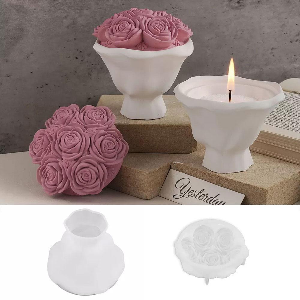 Букет троянд Коробка для зберігання Силіконова форма Гіпс Бетон Контейнер для свічок DIY Епоксидна смола Форма для лиття скриньки для коштовностей
Букет троянд Коробка для зберігання Силіконова форма Гіпс Бетон Контейнер для свічок DIY Епоксидна смола Форма для лиття скриньки для коштовностей