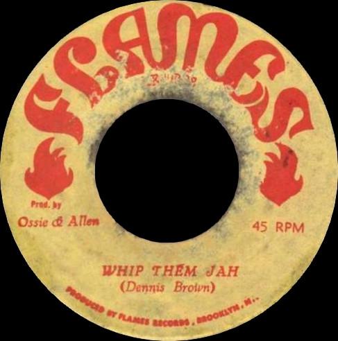 7inch Record DENNIS BROWN Whip Them Jah NONE Flames Records Jamaica Reggae Ska Dub Used
7inch Record DENNIS BROWN Whip Them Jah NONE Flames Records Jamaica Reggae Ska Dub Used