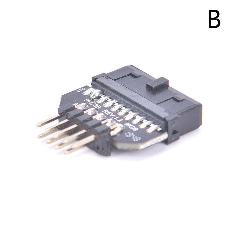 19-контактный разъем USB3.0 на передней панели с 9-контактным адаптером USB для материнской платы
19-контактный разъем USB3.0 на передней панели с 9-контактным адаптером USB для материнской платы