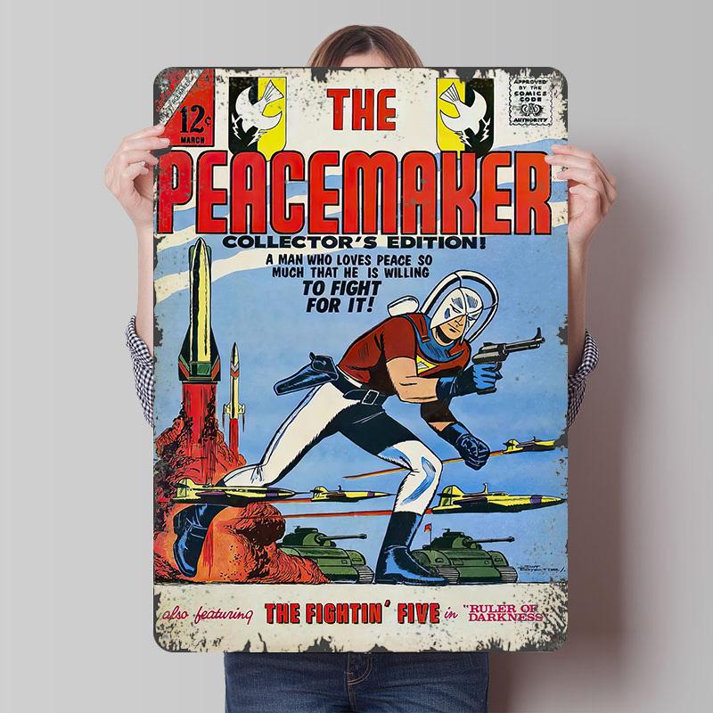 Vintage Comics Collection Tin Plaque Poster Customized Wall Art Retro Vintage Metal Signs for Man Cave Garage Decorations Decor 7.9x11.8In(20x30cm)
Vintage Comics Collection Tin Plaque Poster Customized Wall Art Retro Vintage Metal Signs for Man Cave Garage Decorations Decor 7.9x11.8In(20x30cm)