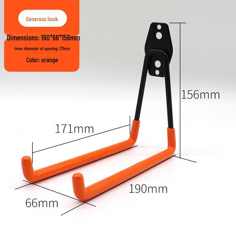 Jundingying Heavy-Duty Adhesive Wall Hooks, Orange (2-Pack)
Jundingying Heavy-Duty Adhesive Wall Hooks, Orange (2-Pack)