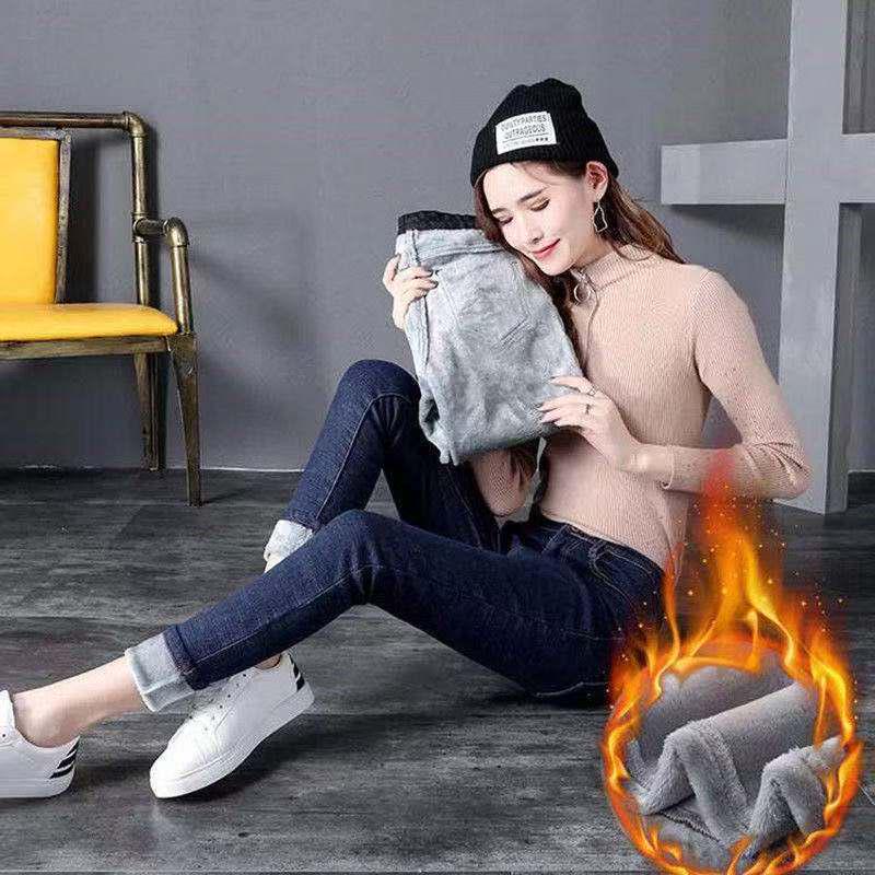 Джинсы скинни с высокой талией для миниатюрных женщин - Осень/Зима Корейский стиль Стрейч брюки-карандаш 26 (80-90 lbs)
Джинсы скинни с высокой талией для миниатюрных женщин - Осень/Зима Корейский стиль Стрейч брюки-карандаш 26 (80-90 lbs)