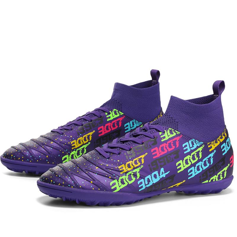 Чоловічі високі великі футбольні бутси для цвяхів протиковзкий опір TPR штучний капітан на відкритому повітрі молодіжні футбольні бутси 34 фіолетовий
Чоловічі високі великі футбольні бутси для цвяхів протиковзкий опір TPR штучний капітан на відкритому повітрі молодіжні футбольні бутси 34 фіолетовий