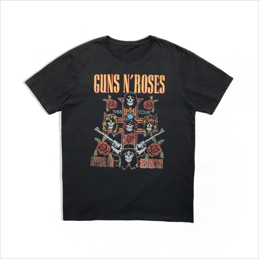 Pistol Rose Pattern Guns N Roses Rock Guns and Roses Band Casual T-Shirt Men s and Women s Luxury Band Brand XXXL
Pistol Rose Pattern Guns N Roses Rock Guns and Roses Band Casual T-Shirt Men s and Women s Luxury Band Brand XXXL