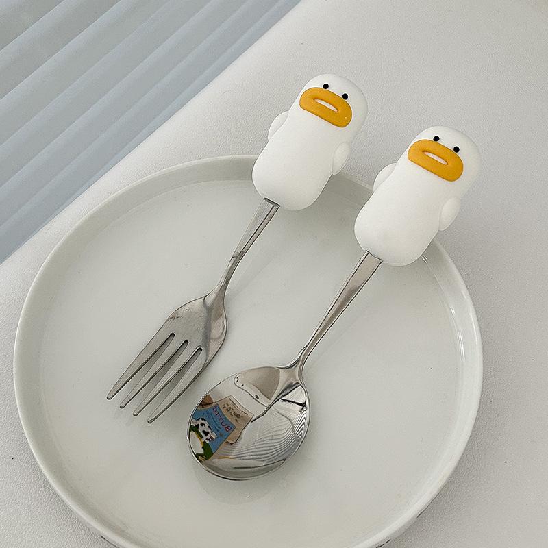Милый мультяшный детский набор ложек и вилок из нержавеющей стали 304 - прочная и устойчивая к падениям детская посуда
Милый мультяшный детский набор ложек и вилок из нержавеющей стали 304 - прочная и устойчивая к падениям детская посуда