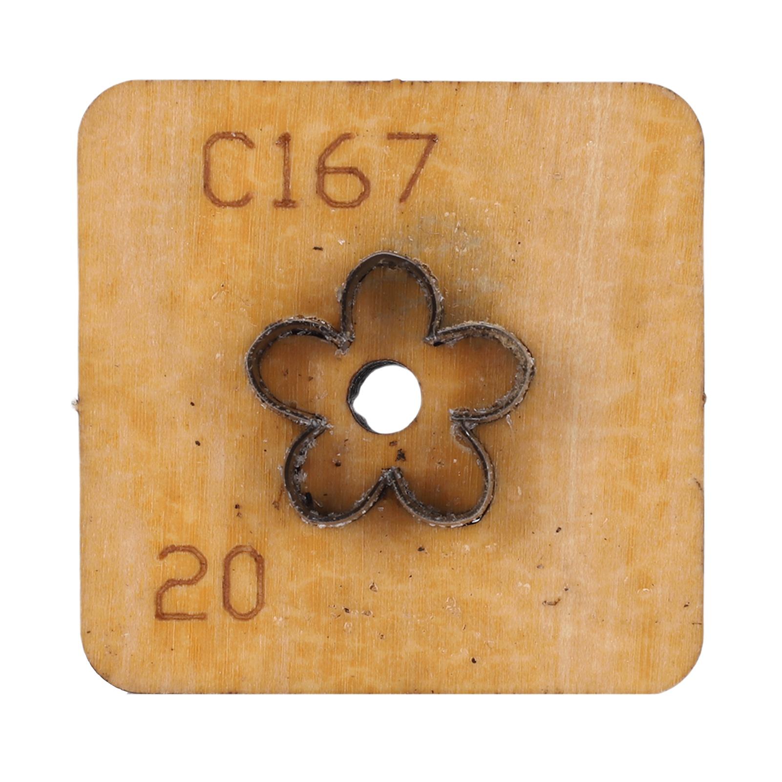 Leather Cutting Die Flower Shaped Metal Leathercraft Cutter Punching Mold Crafting Tool
Leather Cutting Die Flower Shaped Metal Leathercraft Cutter Punching Mold Crafting Tool