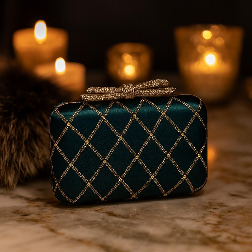 Luxury Crystal Women Evening Bags Clutch Purse Wedding Bridal Black Box Rhinestone Banquet Handbags and Purses for Daily Party about 19x12x4cm
Luxury Crystal Women Evening Bags Clutch Purse Wedding Bridal Black Box Rhinestone Banquet Handbags and Purses for Daily Party about 19x12x4cm