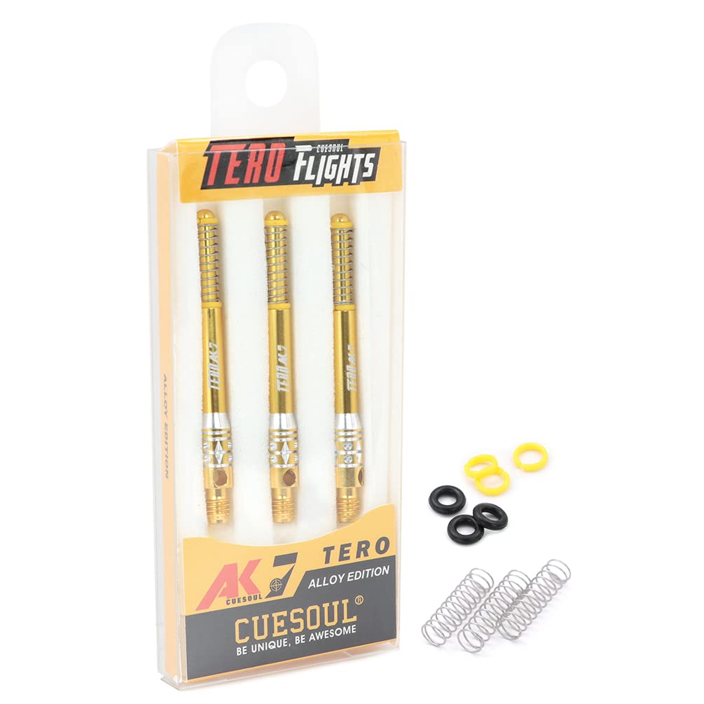 CUESOUL TERO System AK7 Telescopic Aluminum Dart Set of 3 Built-in Shaft, - G47.1mm (CS-AK7L-4G47)
CUESOUL TERO System AK7 Telescopic Aluminum Dart Set of 3 Built-in Shaft, - G47.1mm (CS-AK7L-4G47)