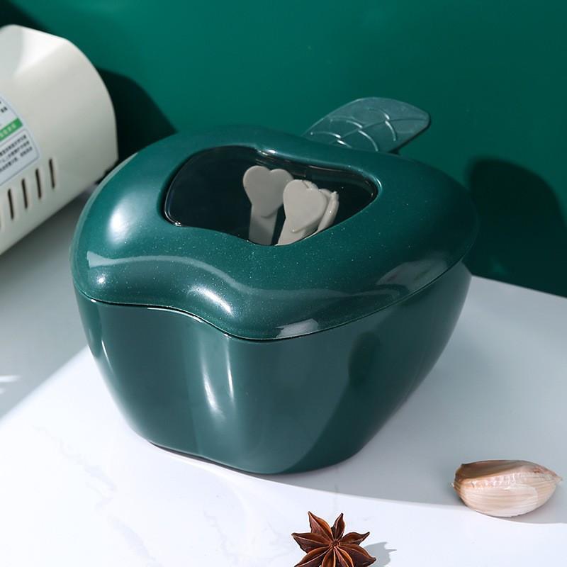 Creative Apple Shaped Multi Grid Design Seasoning Box, Comes with 4 Spoons, Perfect for Salt, Sugar, and Various Seasoning зелёный
Creative Apple Shaped Multi Grid Design Seasoning Box, Comes with 4 Spoons, Perfect for Salt, Sugar, and Various Seasoning зелёный