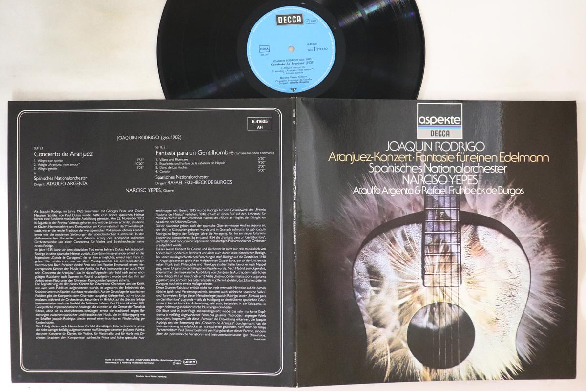 LP Record ORQUESTA NACIONAL DE ESPANA, NARCIS - Joaquin Rodrigo Aranjuez-konzert / 641605 DECCA Germany Classical Used
LP Record ORQUESTA NACIONAL DE ESPANA, NARCIS - Joaquin Rodrigo Aranjuez-konzert / 641605 DECCA Germany Classical Used
