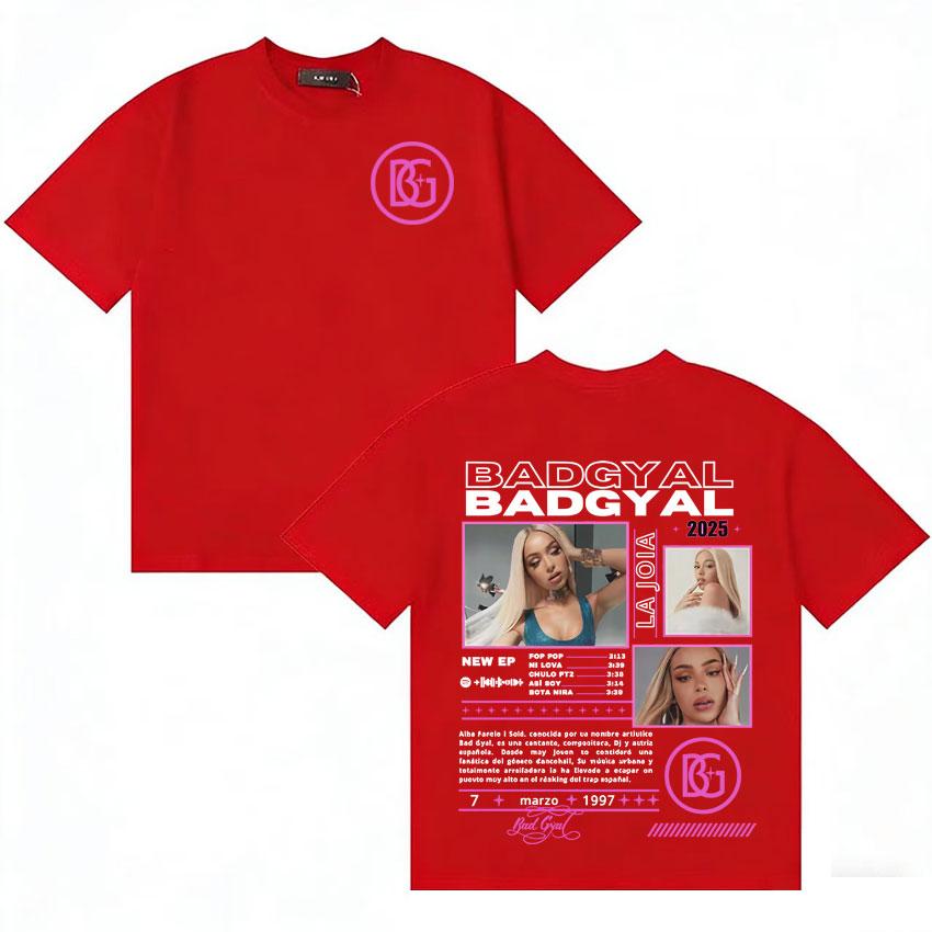 Singer Bad Gyal Harajuku Merch T Shirts Hipster Unisex Women Gothic Crewneck Tshirt High Quality Comfort Casual T Shirt Streetwear S
Singer Bad Gyal Harajuku Merch T Shirts Hipster Unisex Women Gothic Crewneck Tshirt High Quality Comfort Casual T Shirt Streetwear S