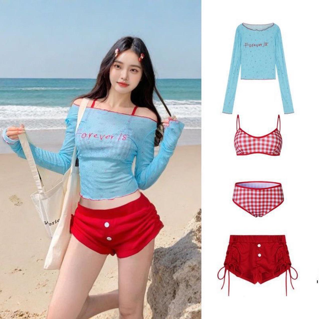 Women s One-Shoulder Embroidered Long-Sleeve Blue Swimsuit & Bikini Cover-Up M (95-105 lbs)
Women s One-Shoulder Embroidered Long-Sleeve Blue Swimsuit & Bikini Cover-Up M (95-105 lbs)