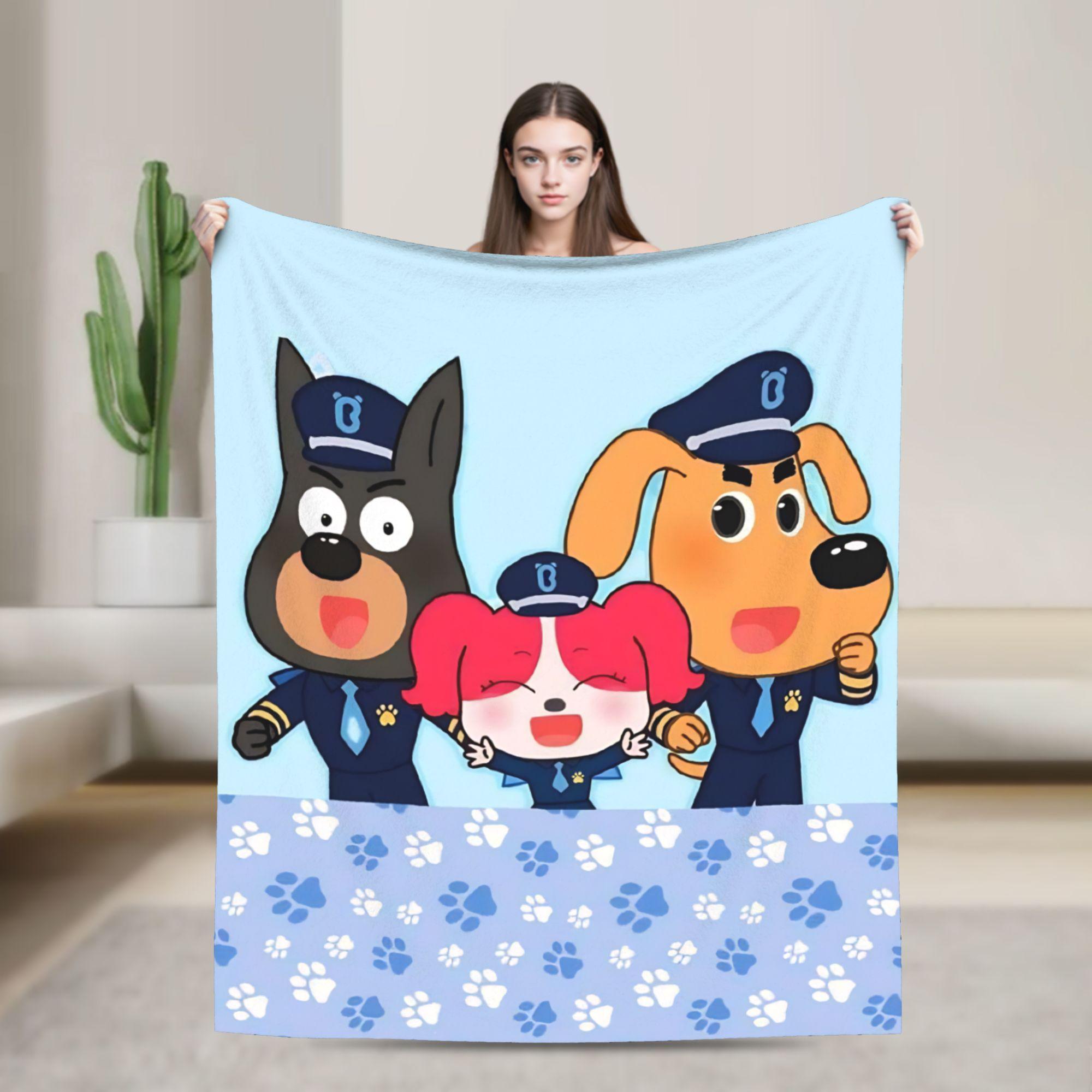 Sheriff Labrador Cartoon Blankets Dog Plush Throw Blankets Bedding Couch Printed Lightweight Bedspreads 30x40in
Sheriff Labrador Cartoon Blankets Dog Plush Throw Blankets Bedding Couch Printed Lightweight Bedspreads 30x40in