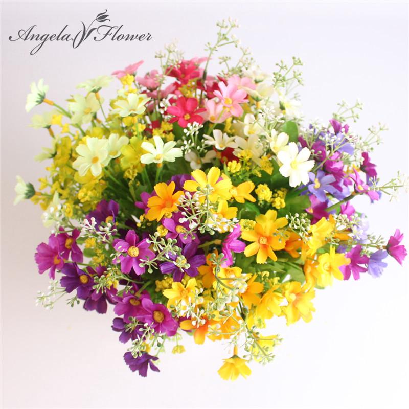 One Bouquet 7 Branch 28 Heads Cute Silk Daisy Artificial Decorative Flower DIY Wedding Floral Arrangement Home Room Table Decor
One Bouquet 7 Branch 28 Heads Cute Silk Daisy Artificial Decorative Flower DIY Wedding Floral Arrangement Home Room Table Decor