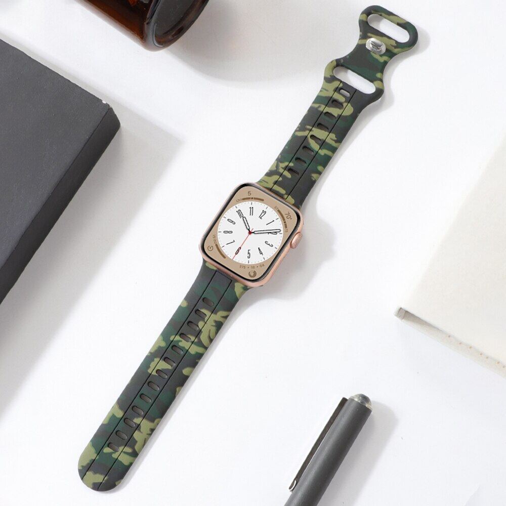 Для ремінця Apple Watch Ultra 8 SE 7 6 5 Силіконовий ремінець iWatch 49мм 40мм 45мм 41мм 42мм Камуфляжний візерунок Браслет 38 40 41MM
Для ремінця Apple Watch Ultra 8 SE 7 6 5 Силіконовий ремінець iWatch 49мм 40мм 45мм 41мм 42мм Камуфляжний візерунок Браслет 38 40 41MM