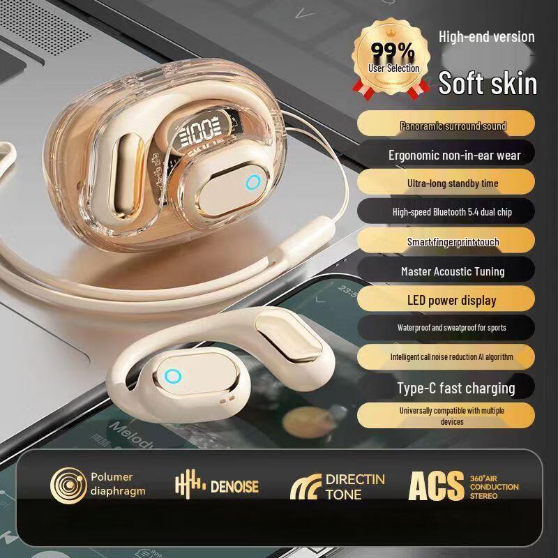 Xingfengdun Q99 OWS Wireless Ear-Hook Bluetooth Sports & Gaming Headset
Xingfengdun Q99 OWS Wireless Ear-Hook Bluetooth Sports & Gaming Headset