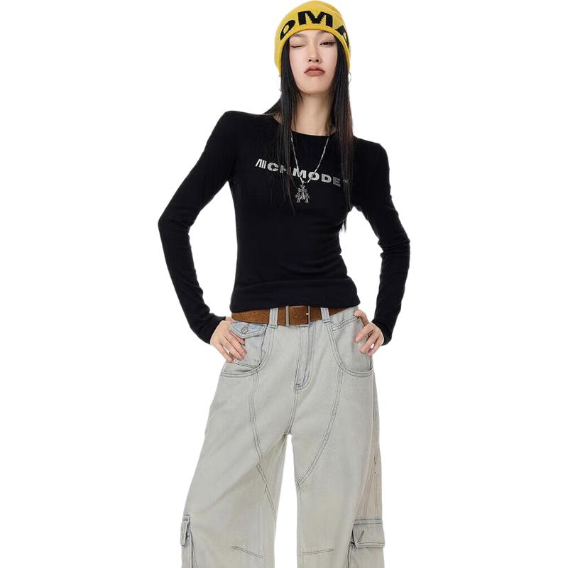 Жіноча футболка ICH MODE з довгим рукавом, приталеного крою XL
Жіноча футболка ICH MODE з довгим рукавом, приталеного крою XL