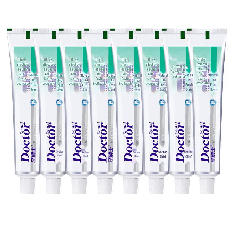 Dr. Tooth Tea Fresh Anti-Cavity Toothpaste Set
Dr. Tooth Tea Fresh Anti-Cavity Toothpaste Set