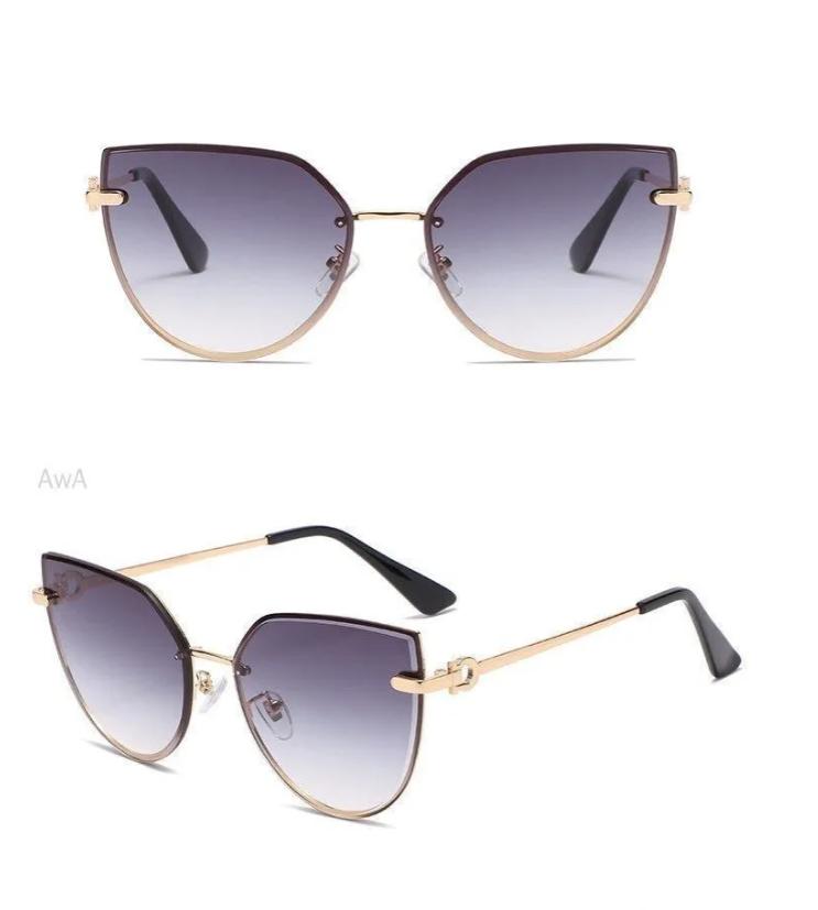 Rimless Metal Frame Sunglasses Lightweight Durable UV Protection Gradient Lens Stylish Design for Outdoor Use One Size
Rimless Metal Frame Sunglasses Lightweight Durable UV Protection Gradient Lens Stylish Design for Outdoor Use One Size