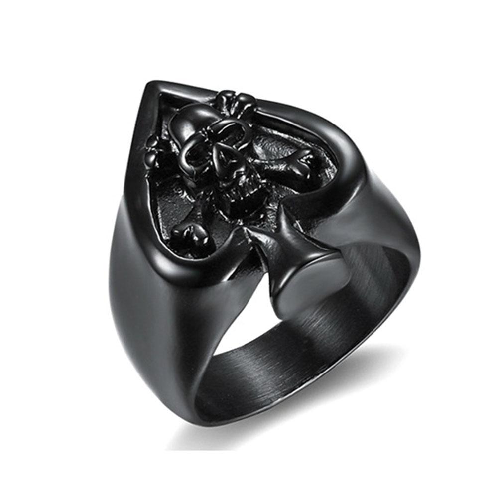 Dark Style Spade A Skull Titanium Steel Ring Rings Men s Fashion Personality Stainless Steel Hand Jewelry 12
Dark Style Spade A Skull Titanium Steel Ring Rings Men s Fashion Personality Stainless Steel Hand Jewelry 12