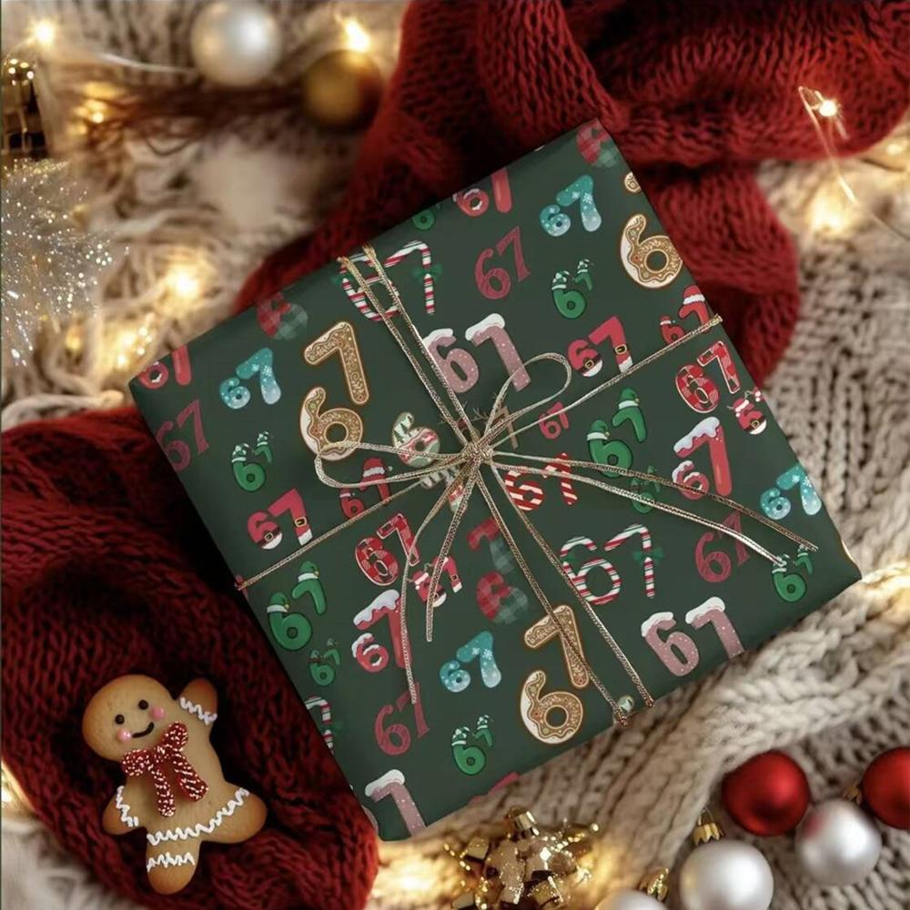 Christmas Wrapping Paper Roll 67 Edition Gag Gift Wrap Funny Wrapping Paper for Christmas Secret Santa & Gag Gifts
Christmas Wrapping Paper Roll 67 Edition Gag Gift Wrap Funny Wrapping Paper for Christmas Secret Santa & Gag Gifts