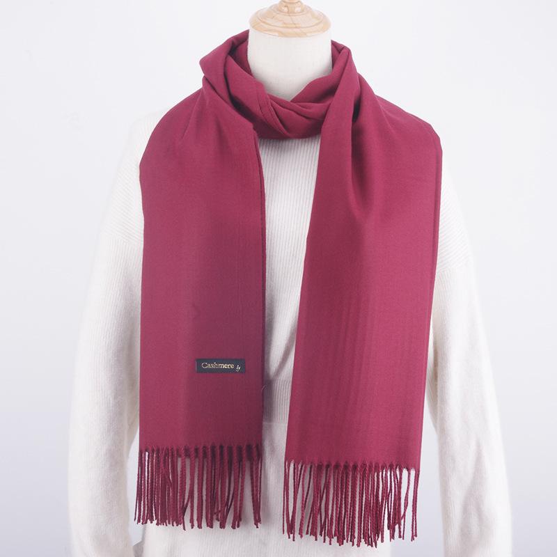 Fashion Solid Color Women Scarf Winter Hijabs Tassels Long Lady Shawls Cashmere Like Pashmina Bandana Scarves Wraps Echarpe
Fashion Solid Color Women Scarf Winter Hijabs Tassels Long Lady Shawls Cashmere Like Pashmina Bandana Scarves Wraps Echarpe