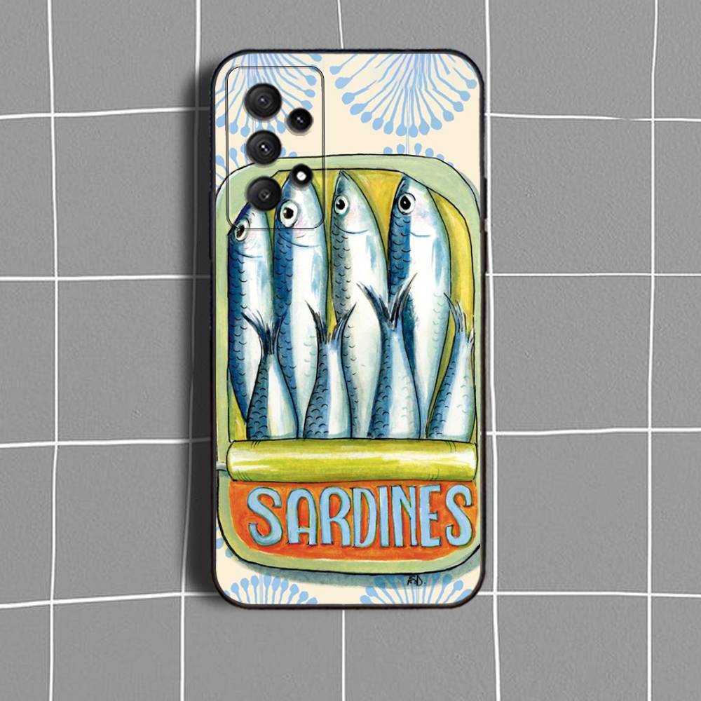 Fish F-Funny Sardines-S Phone Case For Samsung Galaxy A73,31,32,72,41,53,52,71,22,5G,Note,J7,8,9 Soft Black Cover SamsungNote20ultra
Fish F-Funny Sardines-S Phone Case For Samsung Galaxy A73,31,32,72,41,53,52,71,22,5G,Note,J7,8,9 Soft Black Cover SamsungNote20ultra