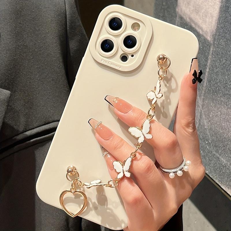 Black White Butterfly Chain Phone Case For iPhone 17 16 15 14 13 12 11 Pro Max 7 8 Plus 16E XR X XS SE Shockproof Silicone Cover For iPhone 13
Black White Butterfly Chain Phone Case For iPhone 17 16 15 14 13 12 11 Pro Max 7 8 Plus 16E XR X XS SE Shockproof Silicone Cover For iPhone 13