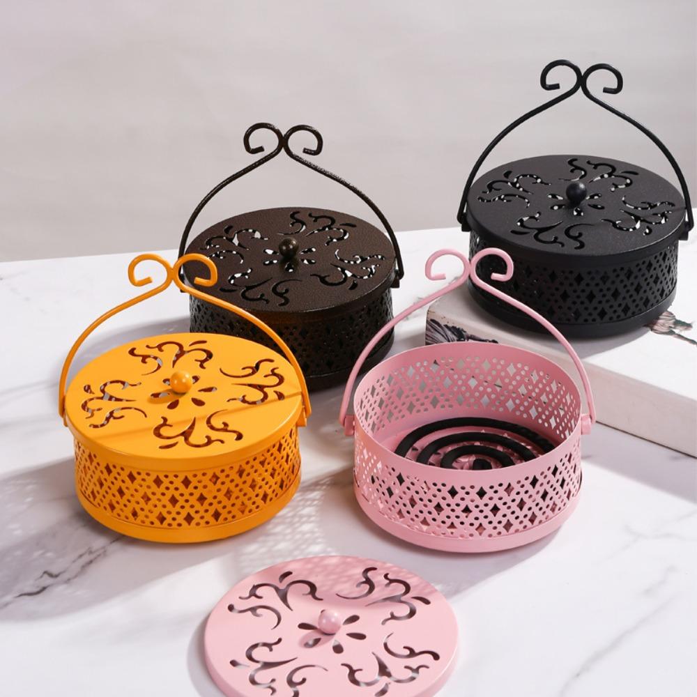 Cover Incense Burner Insect Repellent Mosquito-repellent Holder Mosquito Coil Tray Holder бронзовий
Cover Incense Burner Insect Repellent Mosquito-repellent Holder Mosquito Coil Tray Holder бронзовий