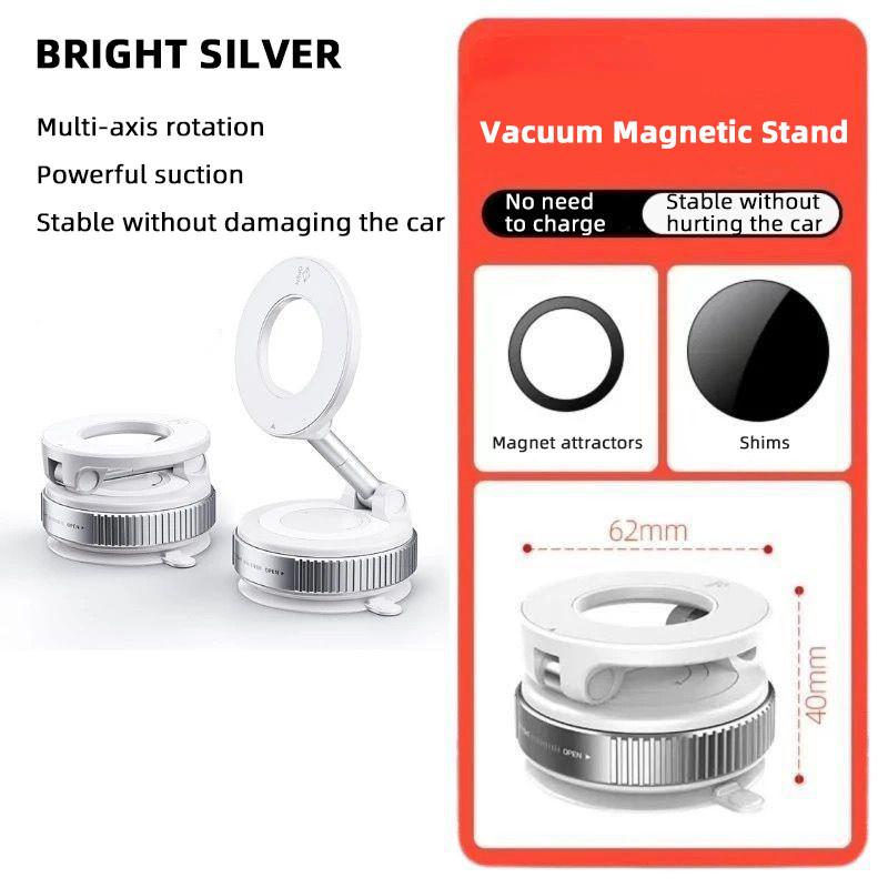 Vacuum Suction Magnetic Car Phone Holder 360° Rotatable Foldable Lazy Phone Bracket Phone Stand
Vacuum Suction Magnetic Car Phone Holder 360° Rotatable Foldable Lazy Phone Bracket Phone Stand