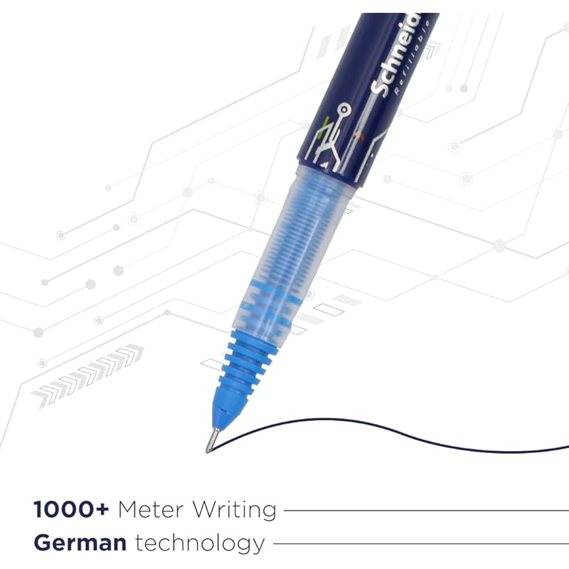 Luxor Schneider Lx Max Roller Ball Pen, Pack Of 2 - Blue, Needle Tip, 0.5Mm, 100% German Technology, 1000+ Mtrs Writing 21 синий
Luxor Schneider Lx Max Roller Ball Pen, Pack Of 2 - Blue, Needle Tip, 0.5Mm, 100% German Technology, 1000+ Mtrs Writing 21 синий