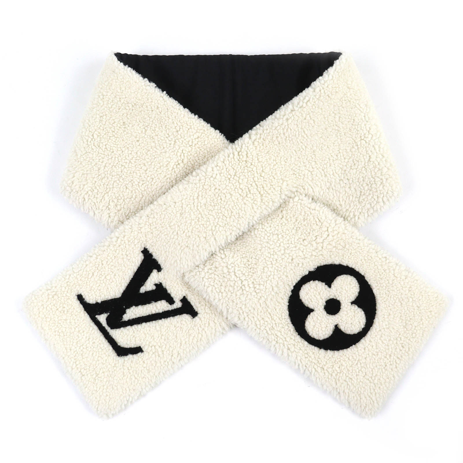Great LOUIS VUITTON Scarf Echarpe Shirring LV logo shearling mouton Ivory M77054 Used
Great LOUIS VUITTON Scarf Echarpe Shirring LV logo shearling mouton Ivory M77054 Used