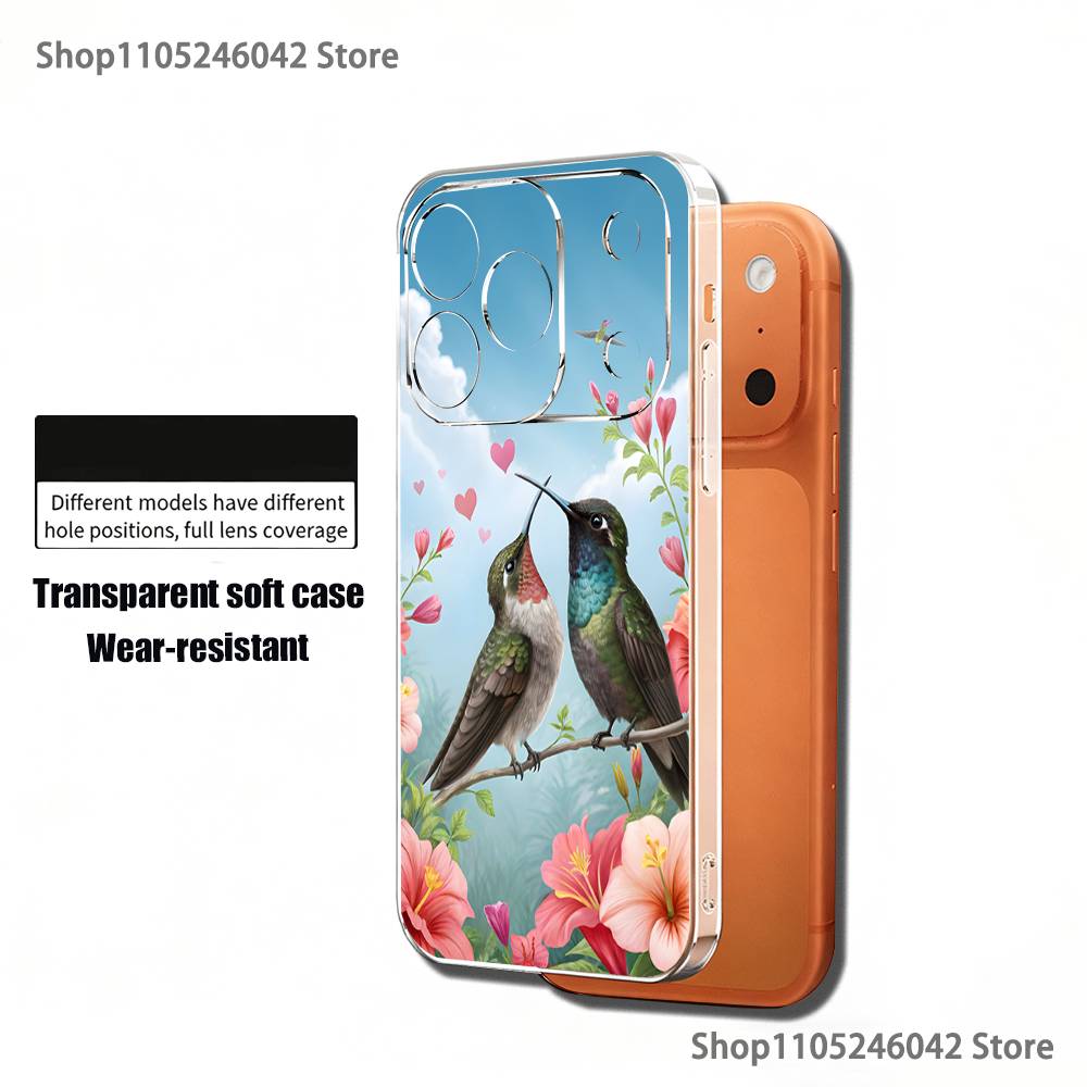 Colorful Bird Hummingbird Phone Case For iPhone 17,16,15,14,13,12,11,Pro,XS,Max,XR,Plus,Transport Shockproof Soft Cover iPhone15pro
Colorful Bird Hummingbird Phone Case For iPhone 17,16,15,14,13,12,11,Pro,XS,Max,XR,Plus,Transport Shockproof Soft Cover iPhone15pro