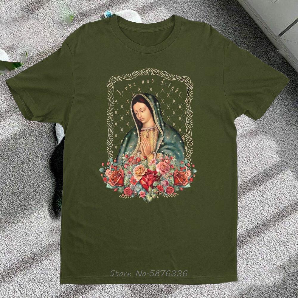 Mary Printed Tshirt Summer Fashion Catholic Mother Of God Pattern Tshirt Oversized Oneck Tops Tees Casual Men T Shirt 4XL
Mary Printed Tshirt Summer Fashion Catholic Mother Of God Pattern Tshirt Oversized Oneck Tops Tees Casual Men T Shirt 4XL